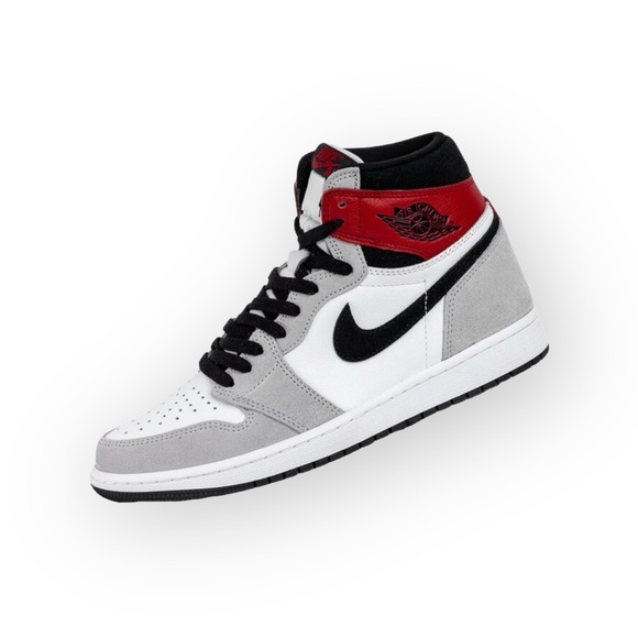 Nike ✔︎ Air Jordan 1 Retro Hi Top Basketball Shoes ✔︎ Light Smoke Grey ✔︎ 40.5